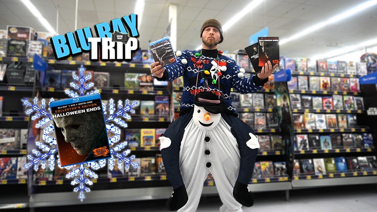 Walmart Released HALLOWEEN ENDS Early!!!!!! Bluray hunting with Gunther the Snowman! 6 movie pickup!