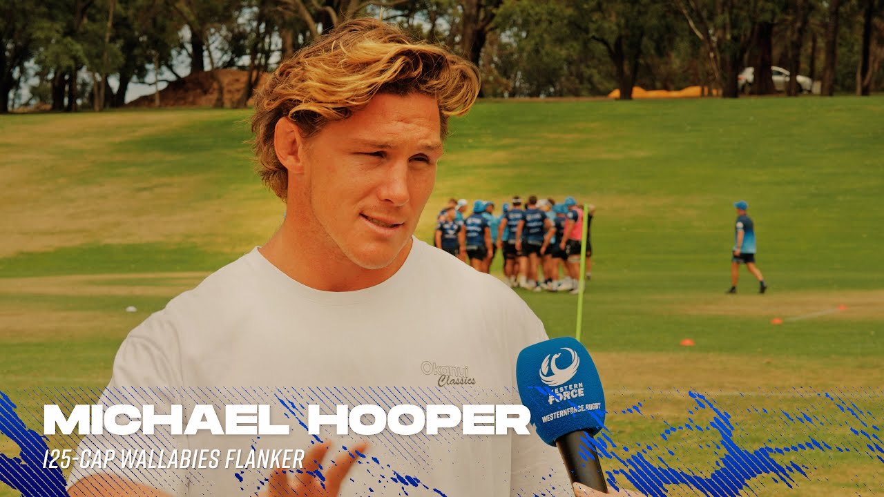Michael Hooper visits Western Force