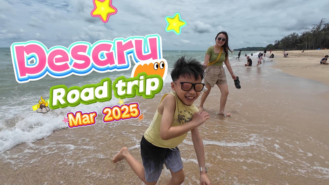 [JB出游Vlog] Desaru Road Trip on Mar 2025 / 租车体验 / 水果园 / 海滩 / 水上乐园 / 吃龙虾大餐