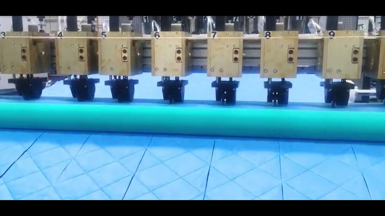 Mattress Border Production Line by Ultrasonic Quilting, Ultrasonic Slitting