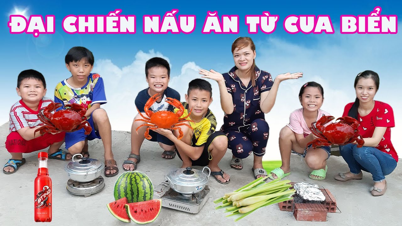 Cuộc Thi Nấu Ăn Từ Cua Biển #trangandvinhtv
