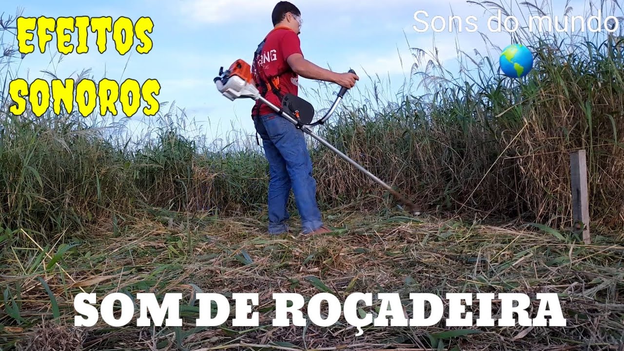 Som de roçadeira Stihl, barulho de roçadeira a gasolina ⛽
