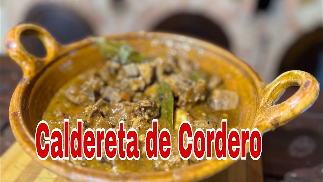 CALDERETA DE CORDERO, RECETA EXTREMEÑA DE FRANK REMOLINO , DELICIOSA, FACIL Y SENCILLA