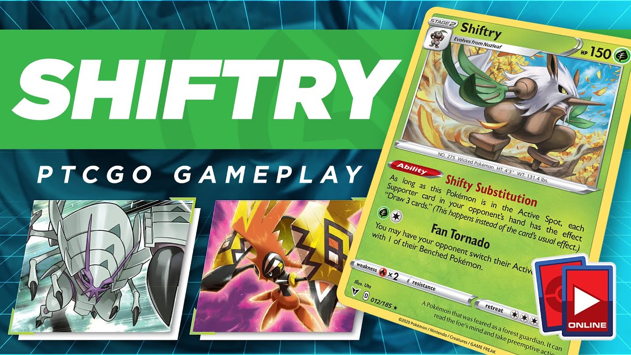 Shiftry / Golisopod Deck - PTCGO Gameplay (Vivid Voltage)