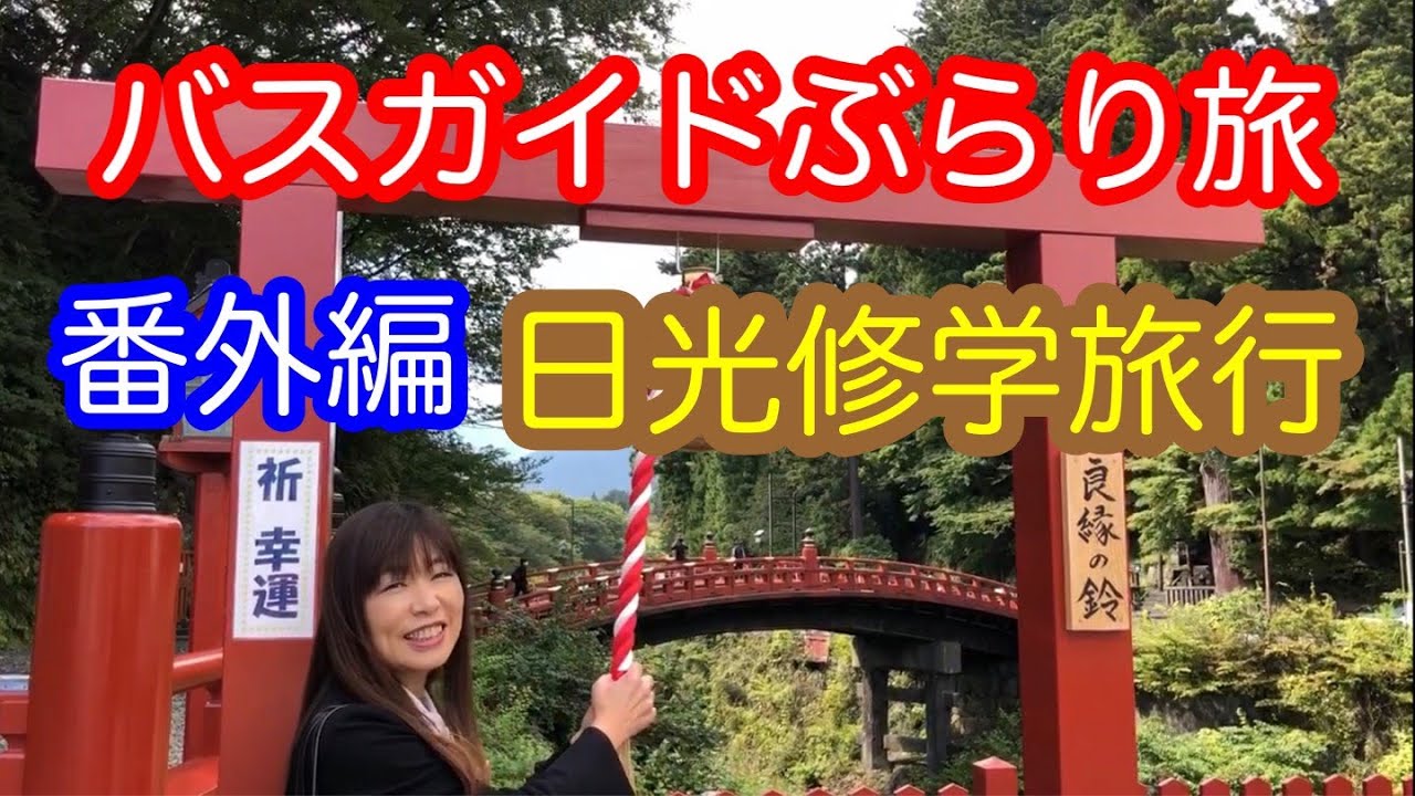 バスガイドぶらり旅  vol.25  番外編  日光修学旅行