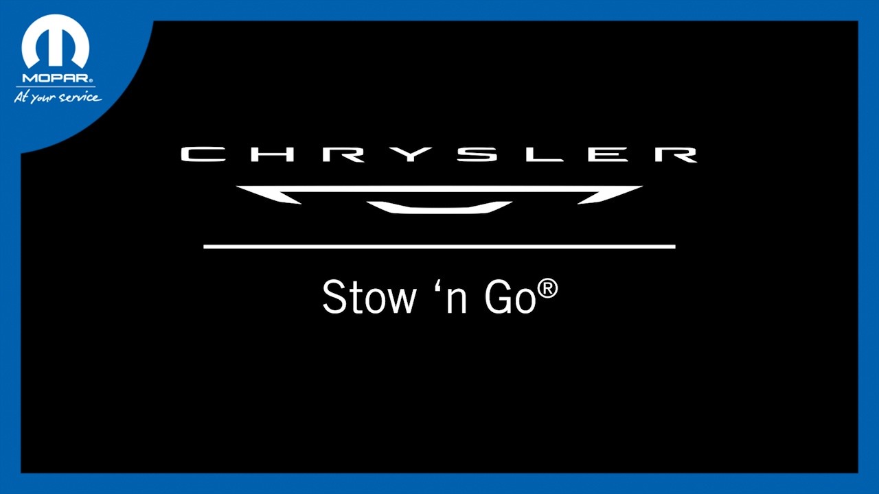 Stow 'n Go&reg; | Инструкция | Chrysler Pacifica и Pacifica LX 2027 года