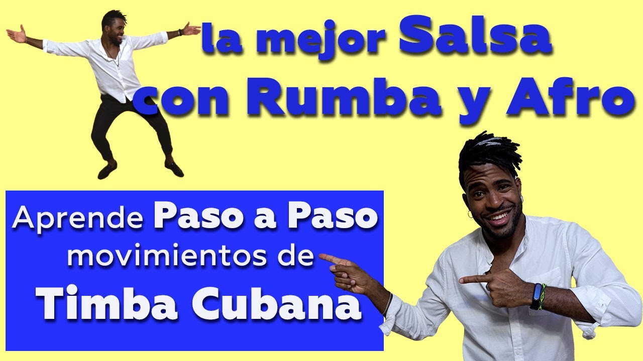 pasos de SALSA RUMBA AFRO👉 Clase de TIMBA Salsa Cubana