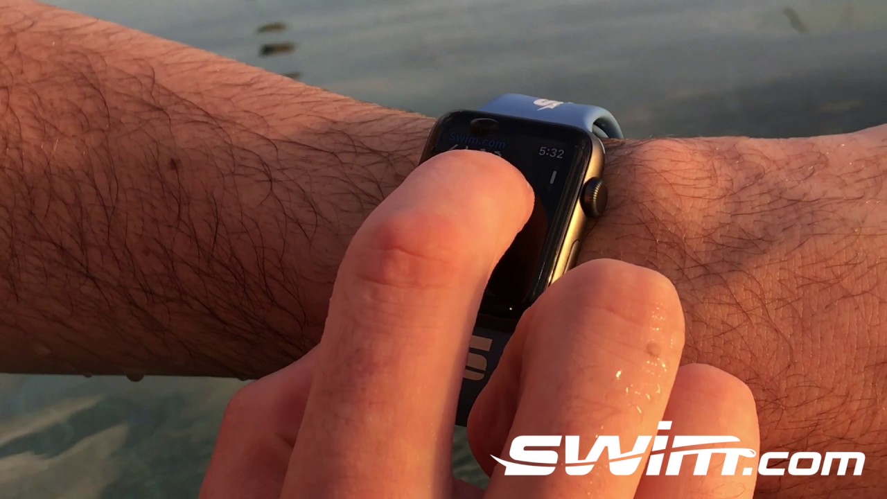 Ending an Apple Watch Swim Workout with Swim.com