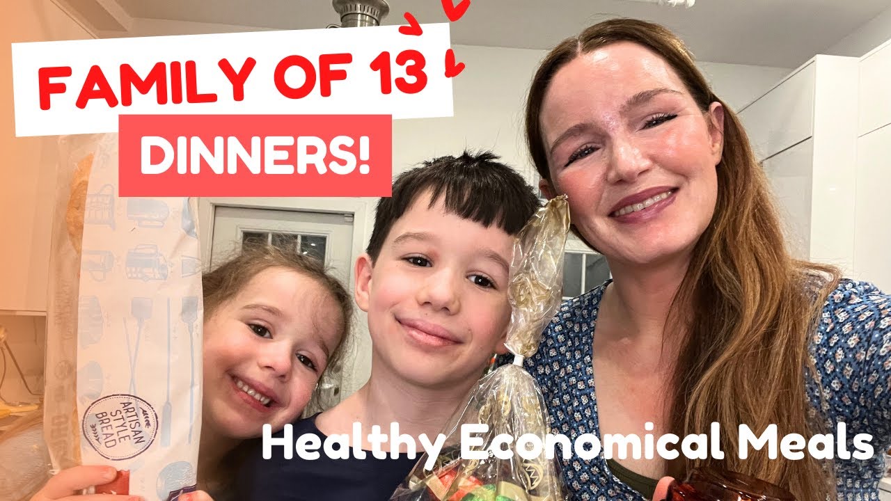 Family of 13 ❤️ What We Eat in a Week - Dinner! #largefamilymeals