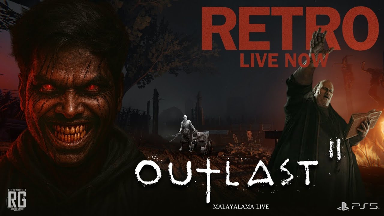 Outlast 2  Live #theretro08  #mallugamer #malayalamlivestream #HorrorLiveStream #horror