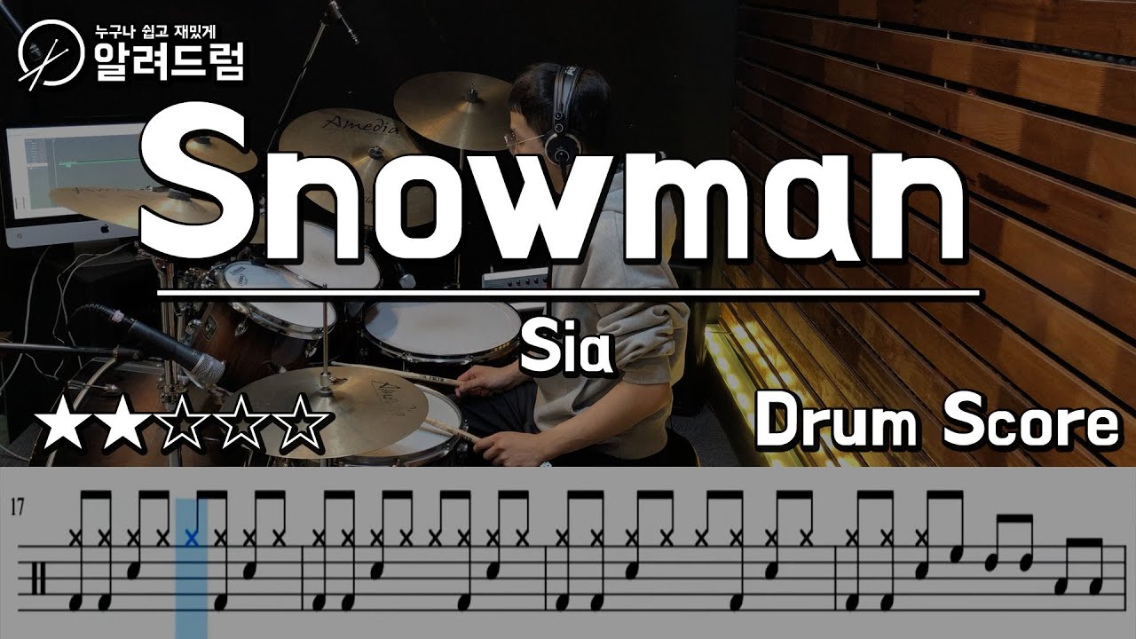Snowman - Sia  DRUM COVER