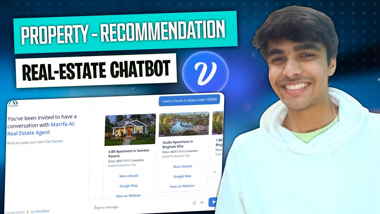 $2000 Real-Estate AI Chatbot with Property Recommendation.