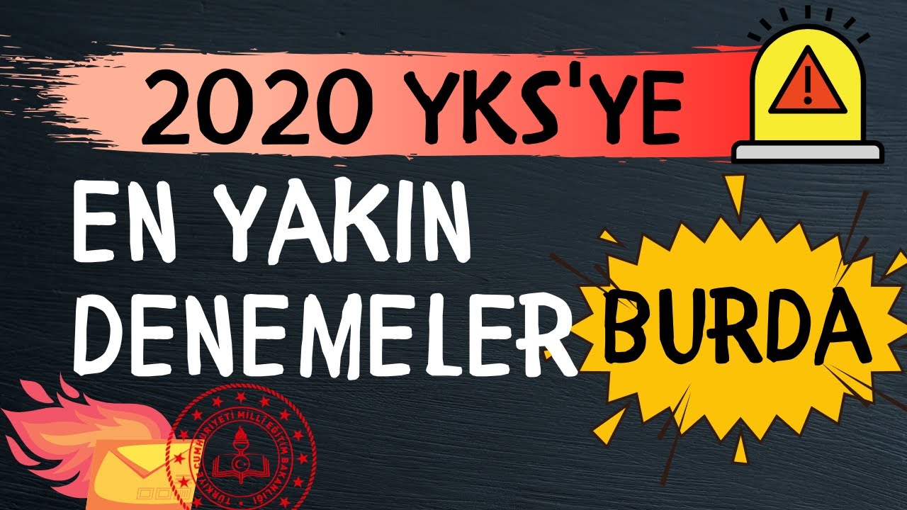 2020 YKS&rsquo;ye En Yakın &Ccedil;ıkacak Denemeler Bunlar! #2020yks