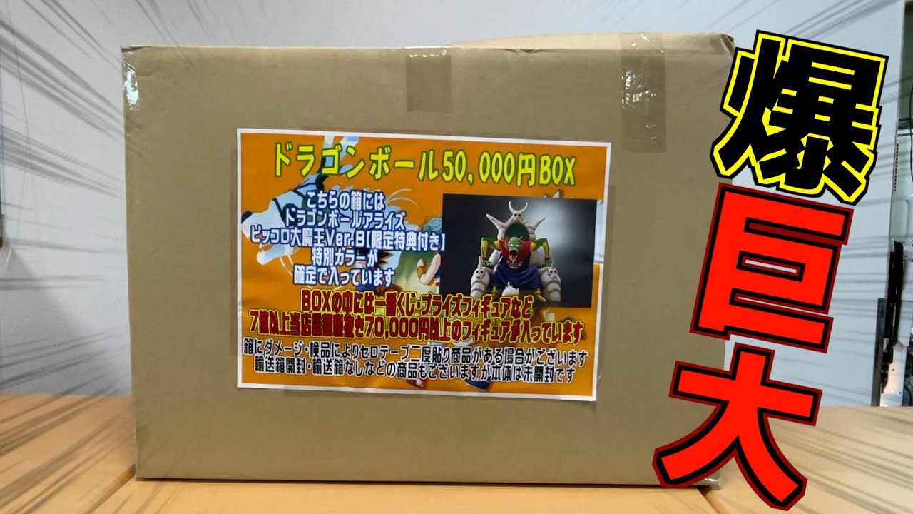 リサイクルショップに超巨大な5万円フィギュア福箱売っていたので買ったらどれだけお得になるのか？【福袋／開封】