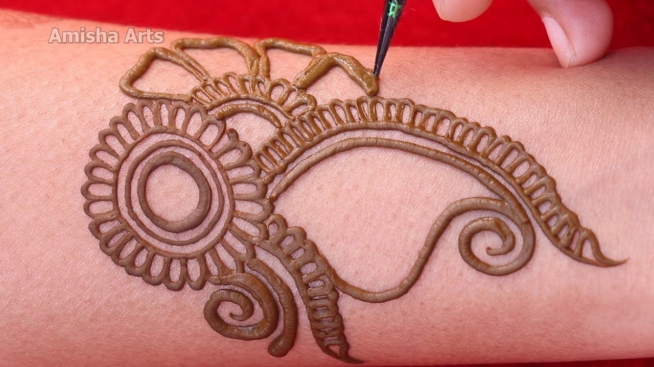 ati sundarm arabic mehndi design , beautiful easy henna mehndi , latest arebic mehendi , new mehandi