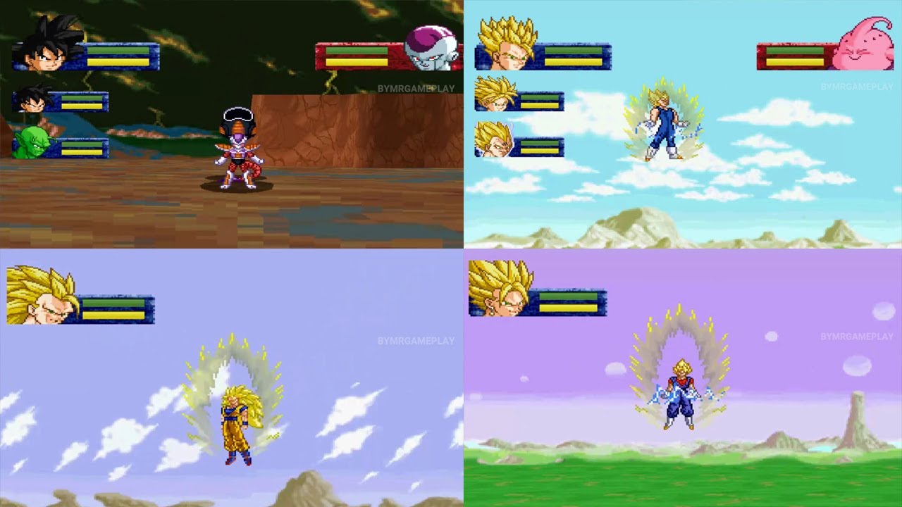 Dragon Ball Z The Legend PS1 - All Transformations