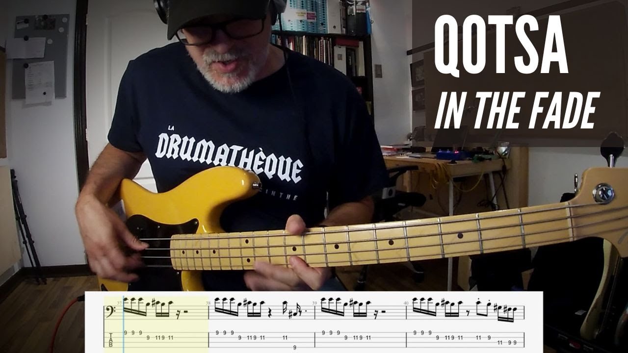 Queens Of The Stone Age - In The Fade - Bass Cover With Tabs