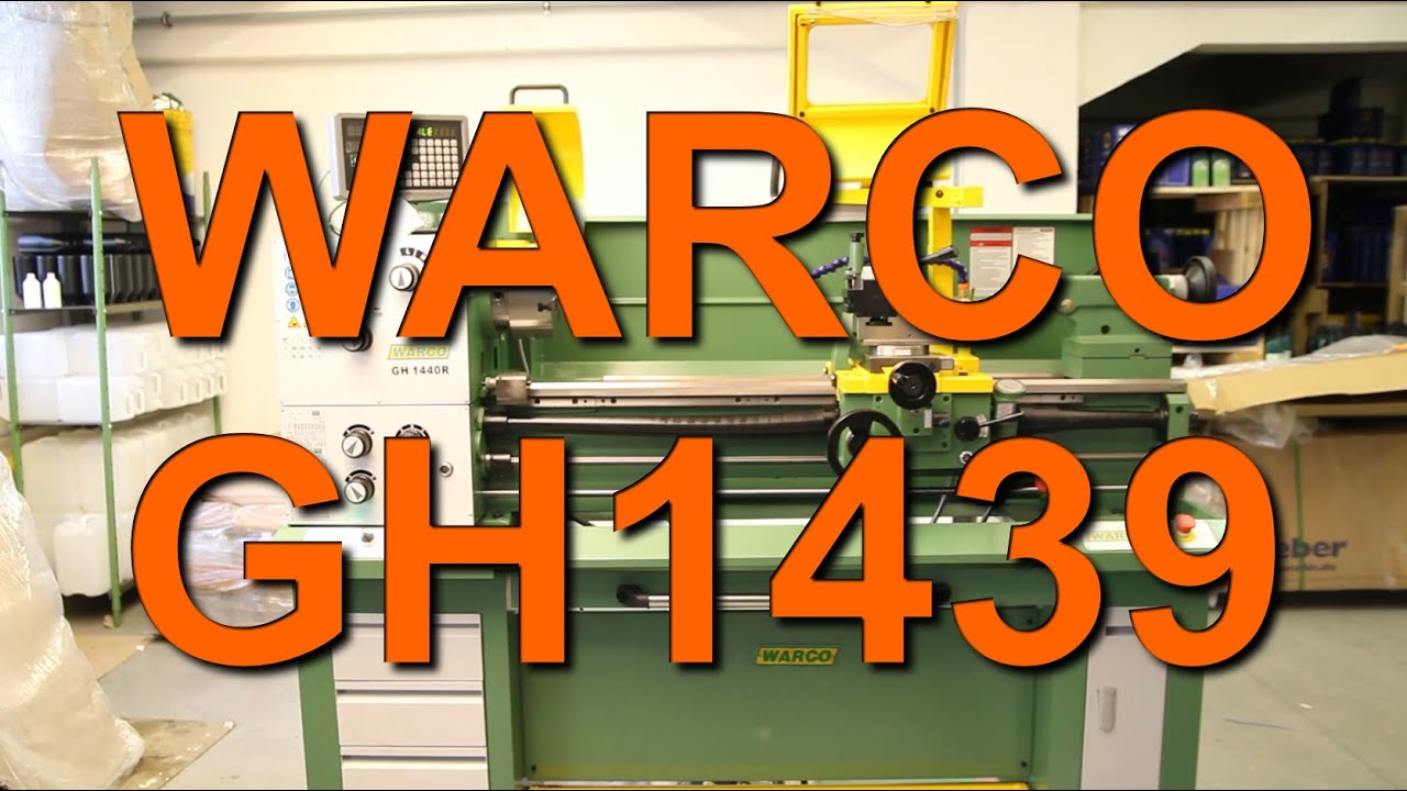 Warco GH1439 (GH1440R), klasický hrotový soustruh na kov s převodovkou, 400V, 650 kg #primadilna