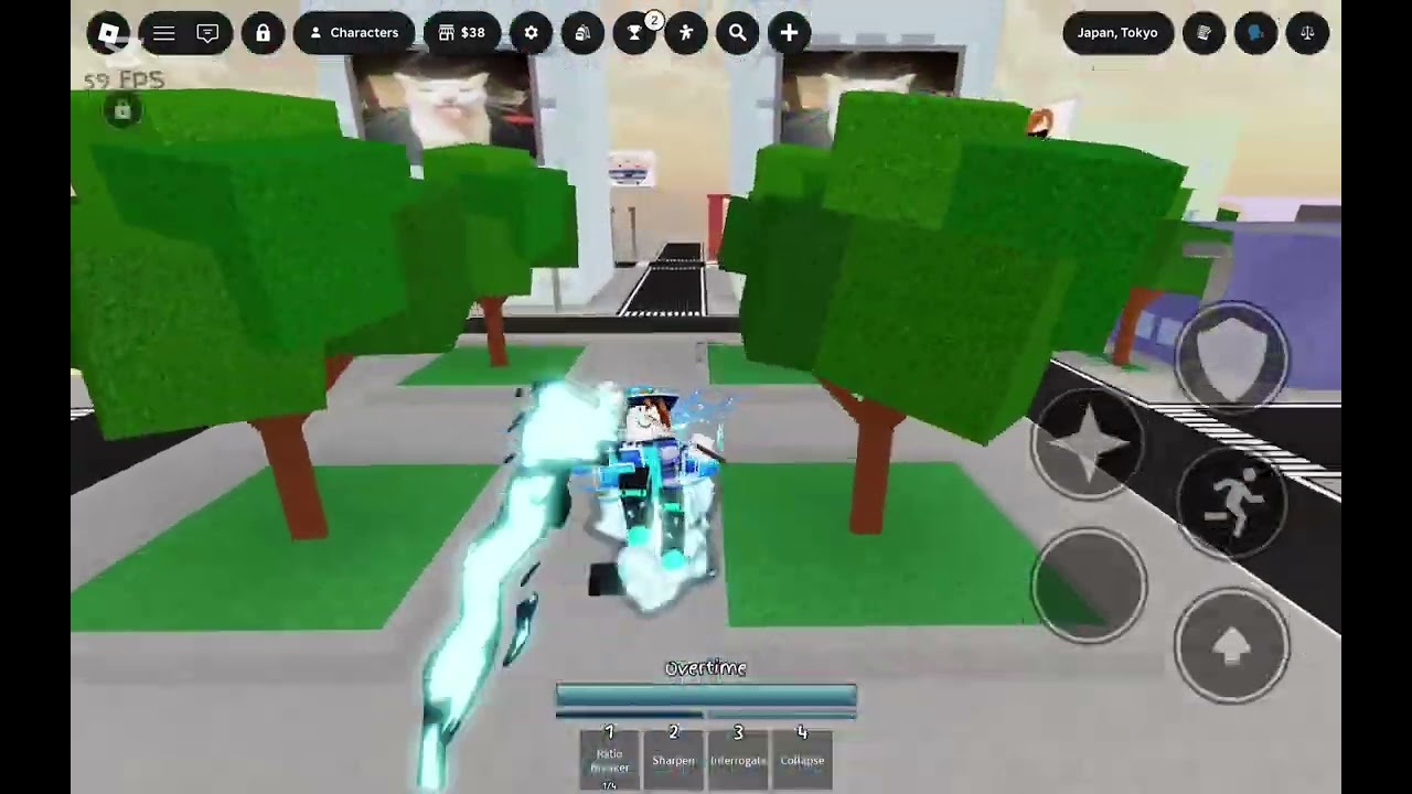 ROBLOX JUJUTSU SHENANIGANS（簡稱JJS）七海健人大招 四連黑閃與特殊技能的使用