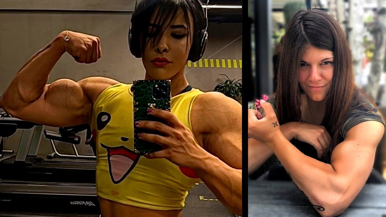 Sweet Muscle Girls Comparison 💪 Fbb flexing ripped Muscles / Female Bodybuilding Workout Motivation