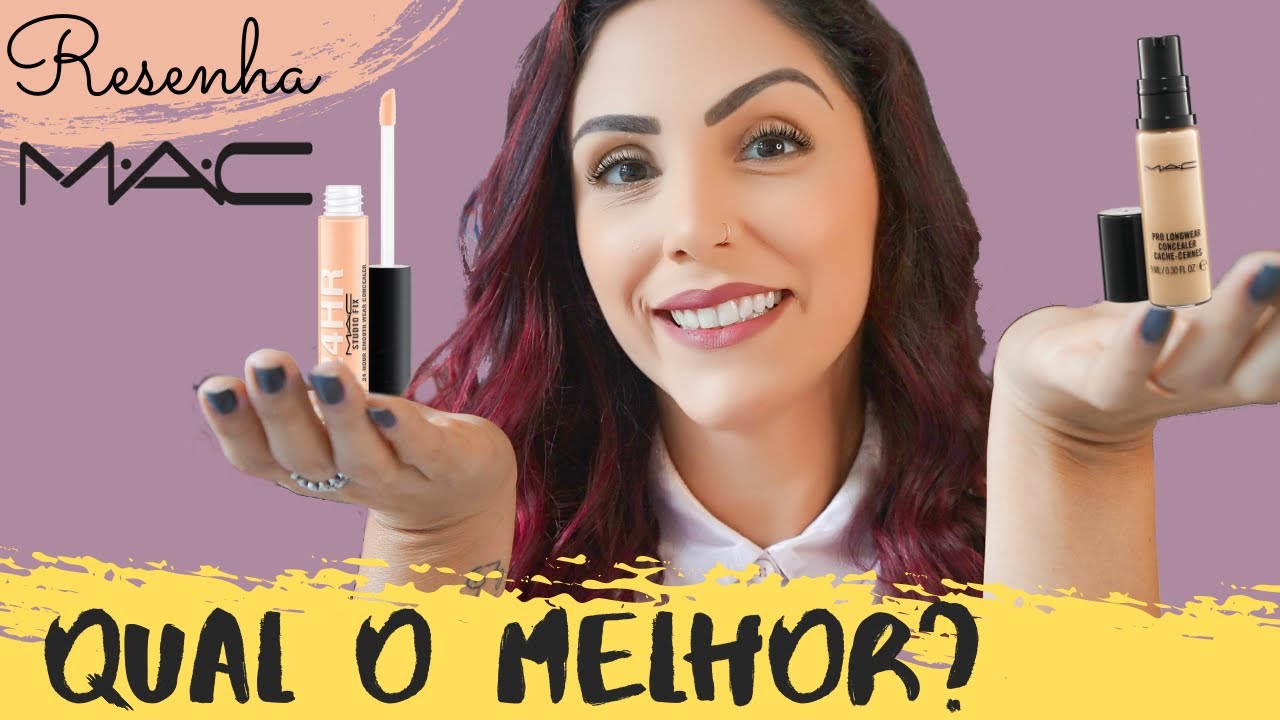 CORRETIVO PRO LONGWEAR x STUDIO FIX 24H da MAC | Resenha | Qual o melhor? | Camila Rodrigues