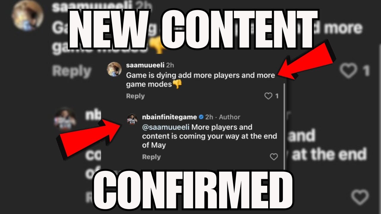 CONFIRMED ! NEW PLAYERS & UPDATES COMING TO NBA INFINITE !
