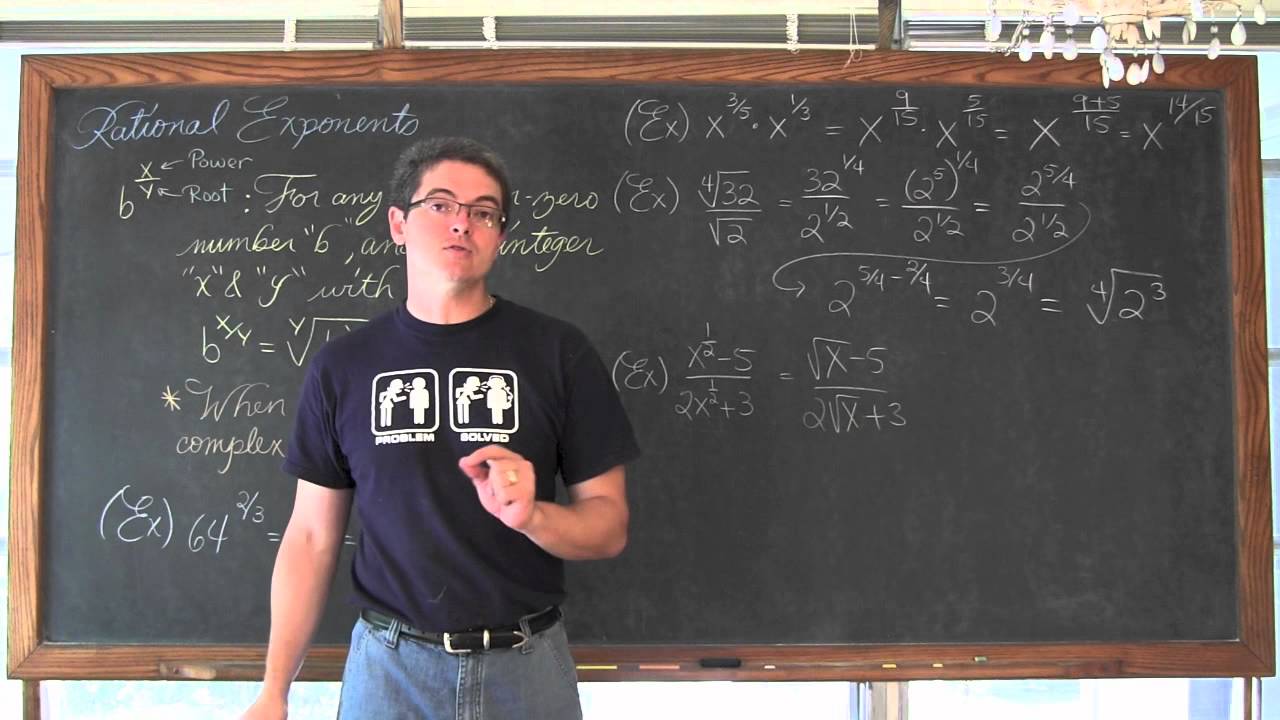 Rational Exponents & Simplifying Radicals