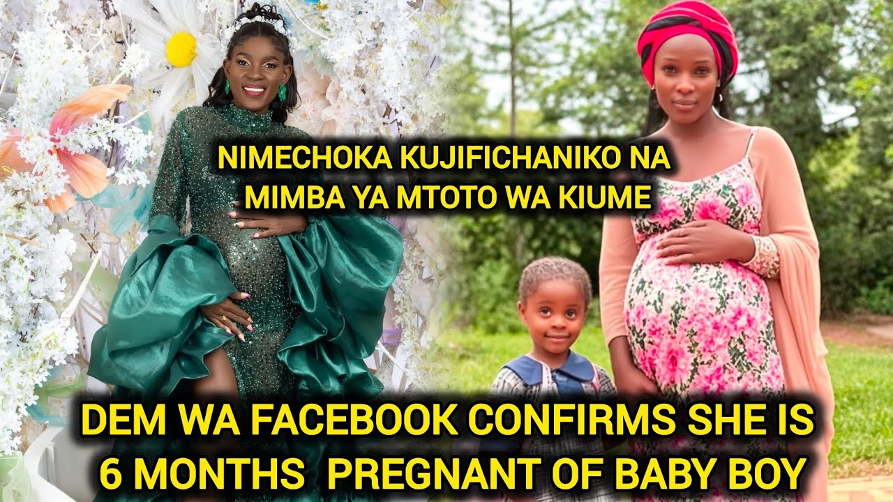 Dem Wa Facebook Shocks Obinna Confirm She is 6 months pregnant Na Ni Boy Kanapenda Maembe Na Mabuyu