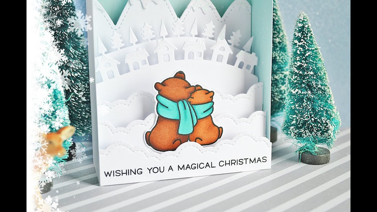 LAWN FAWNATICS CHALLENGE #37 || Something old, something new || Holiday + Diorama Card Series
