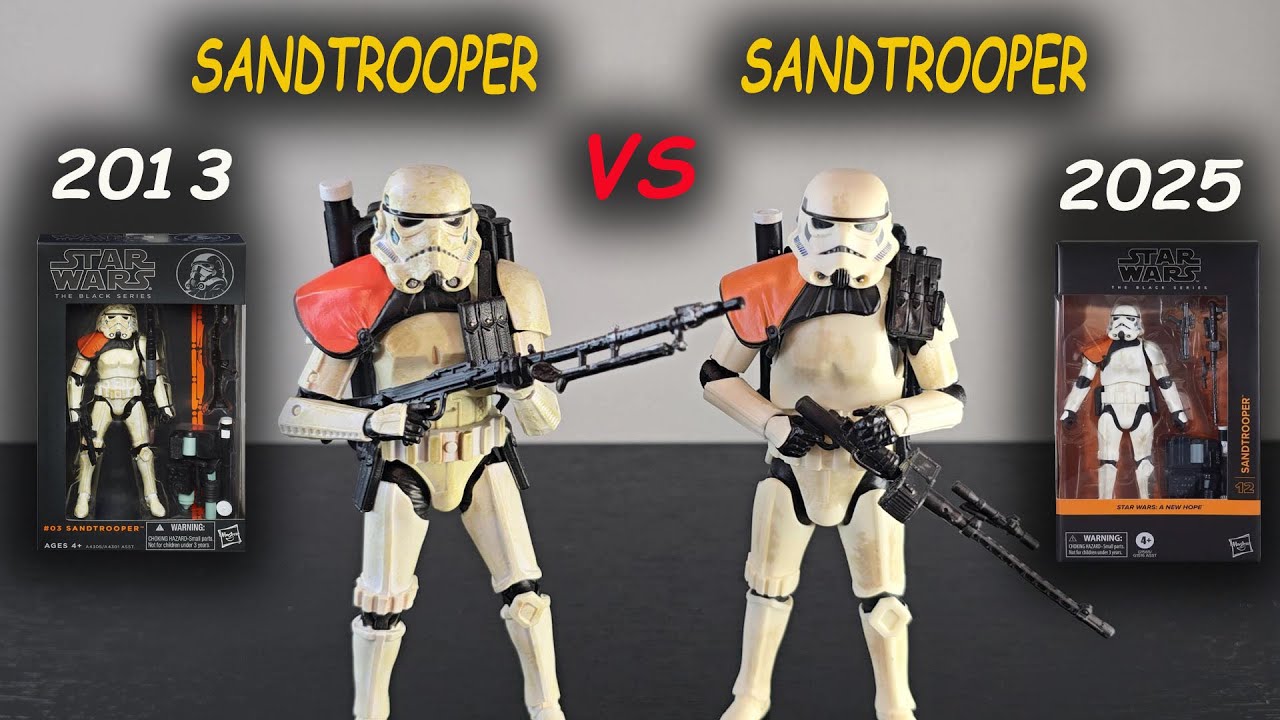*НОВИНКА 2025* Sandtrooper (Star Wars Black Series) — ОБЗОР И СРАВНЕНИЕ