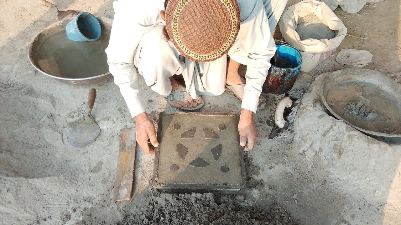 1x1 Concrete Jali Kaise Banaye | Pankha Design Jali | Cement Sand Ratio Full Process