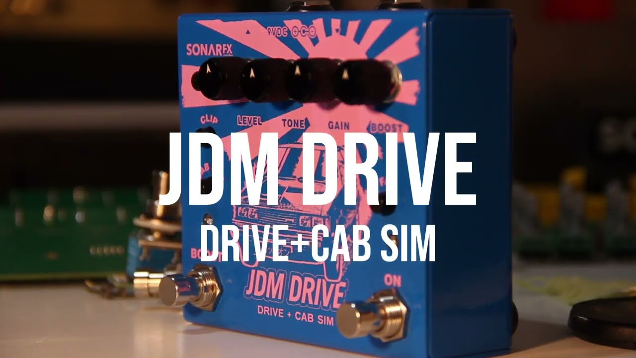 THIS DISTORTION PEDAL WITH CAB SIM RULES - Sonar fx JDM Drive
