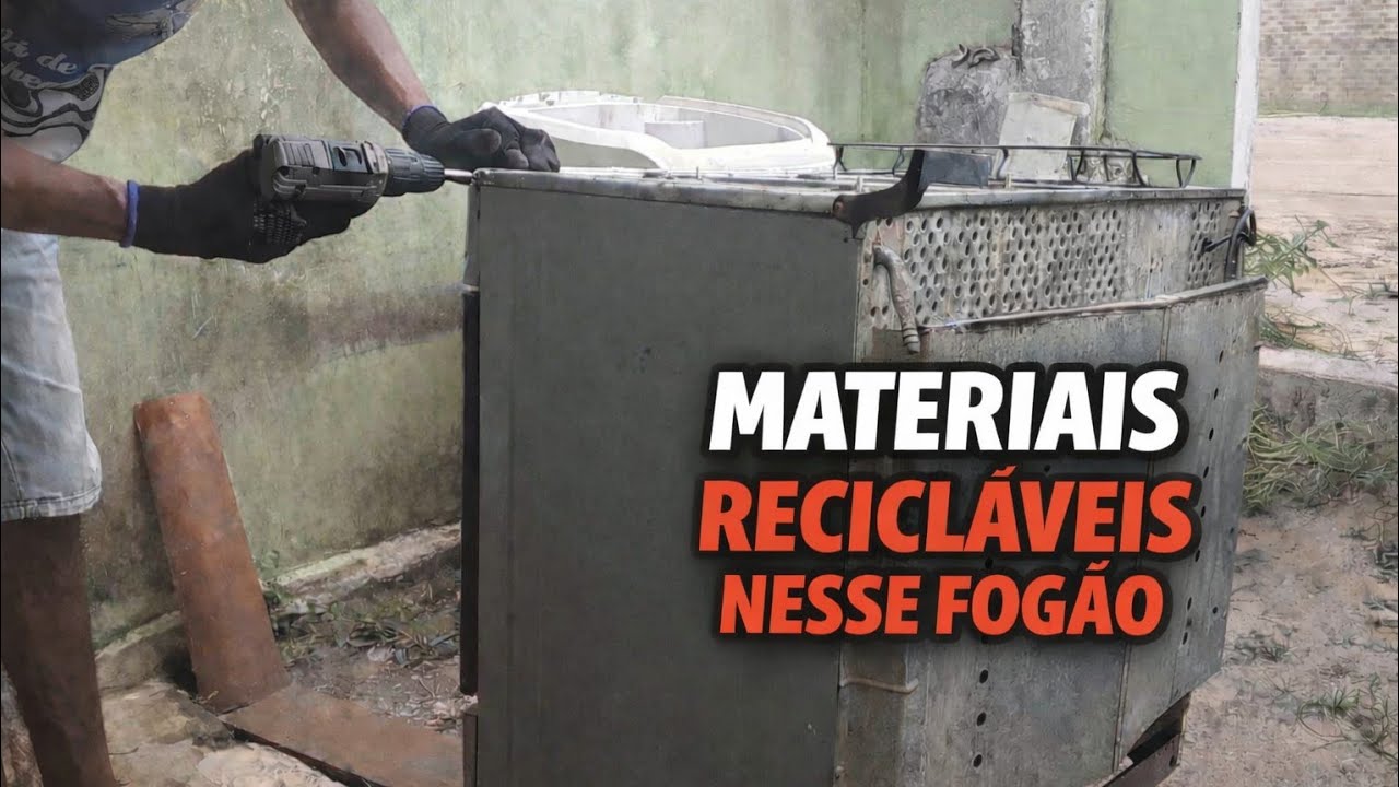 DESMONTEI ESSE FOGÃO NA RECICLAGEM♻️