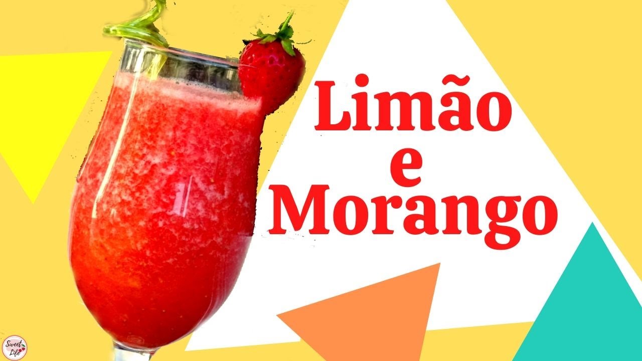 Como fazer suco de morango com limão