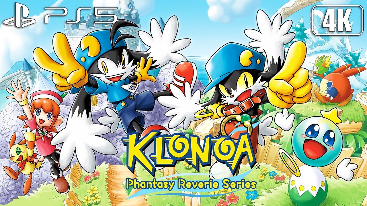 Klonoa Phantasy Reverie Series PS5 Saga - 2 Full Games 100% Longplay Walkthrough 4K 60FPS