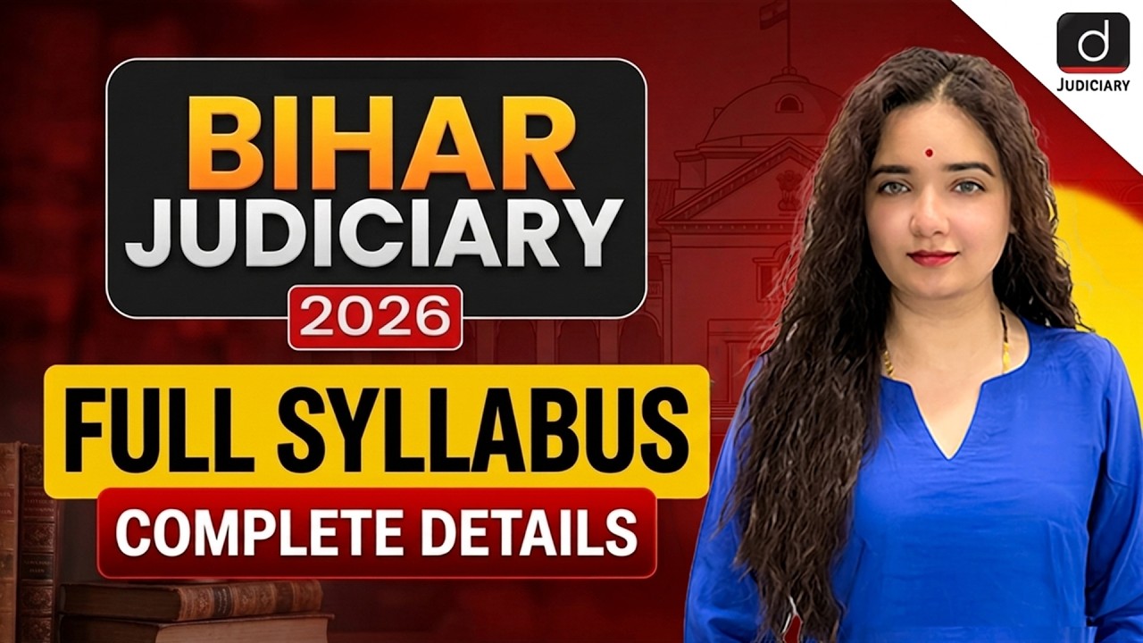 Bihar Judiciary 2026 Complete Syllabus Explained | Drishti Judiciary
