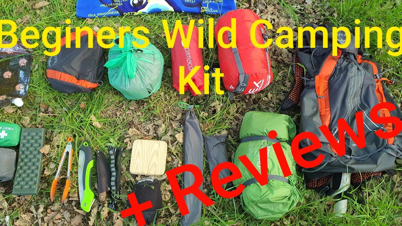 MY BEGINNERS WILD CAMPING KIT REVIEW