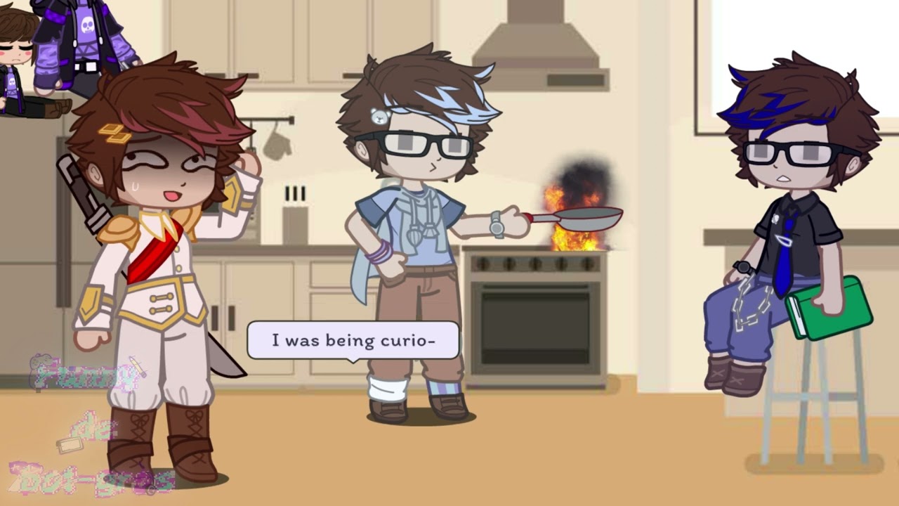 Can a person breath inside a washing machine? - Sanders Sides gacha skit