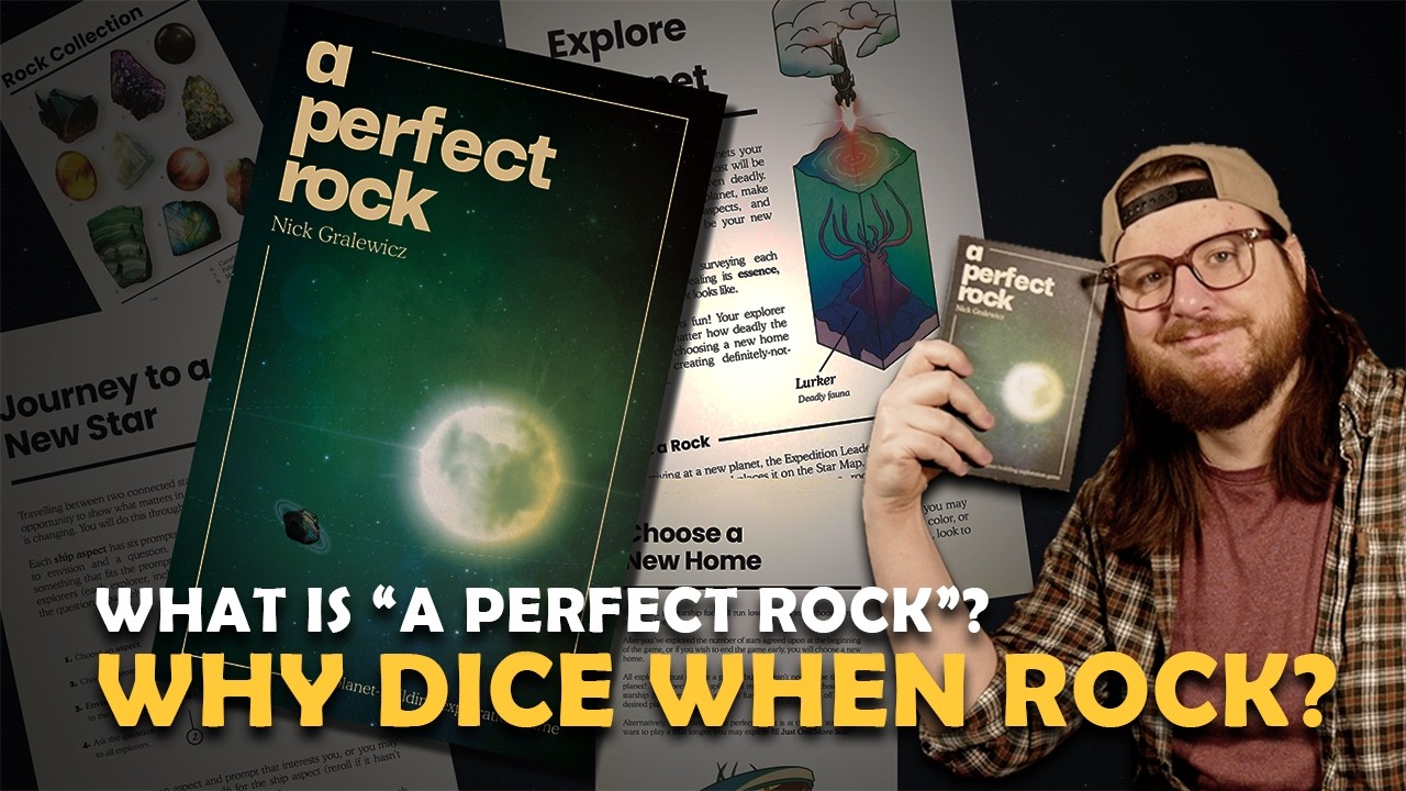 What is A Perfect Rock? A Space Exploration TTRPG That Rocks!