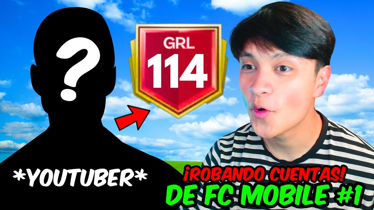 ¡ROBÉ la Cuenta de FC Mobile de un YouTuber!