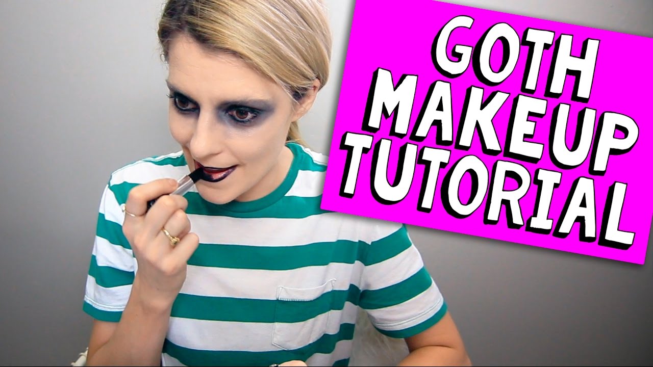 GOTH MAKEUP TUTORIAL // Grace Helbig