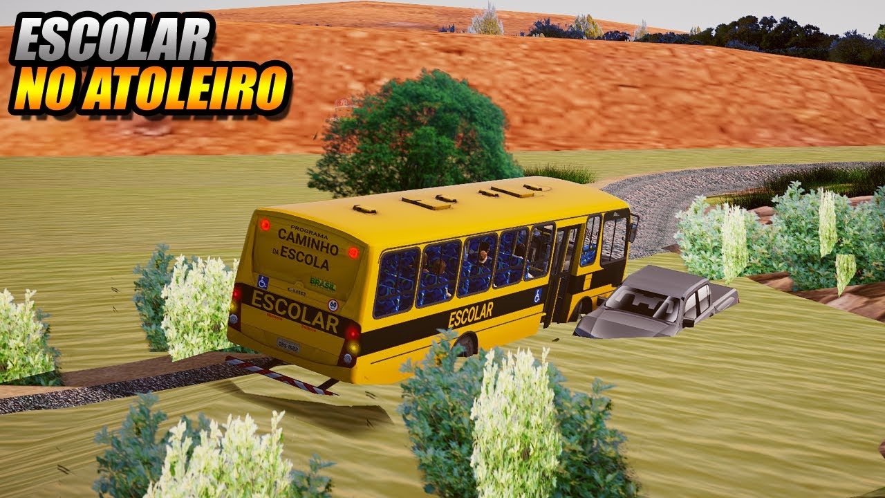 ONIBUS ESCOLAR NA LINHA DOS ATOLEIROS !!! PROTON BUS SIMULATOR - G27