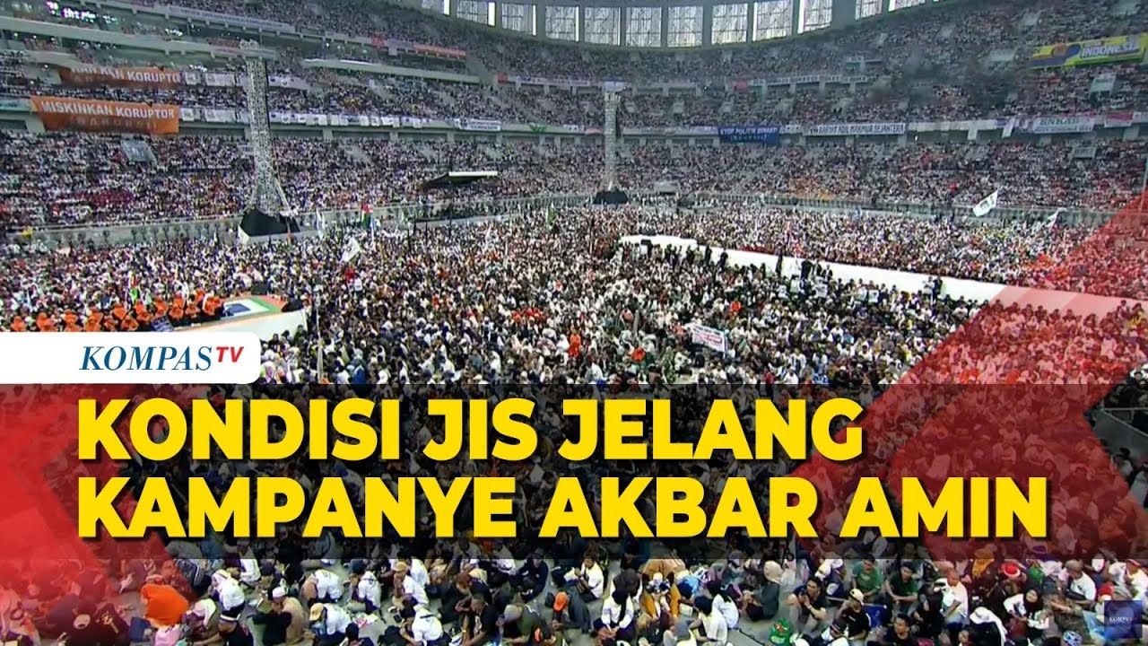 Begini Suasana JIS Jelang Kampanye Akbar Anies-Muhaimin