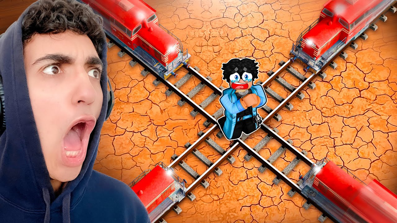 Я пытался сбежать из призрачного поезда Roblox... (кончилось плохо)