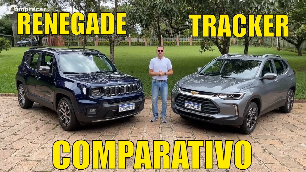 Comparativo: Jeep Renegade Longitude x Chevrolet Tracker Premier