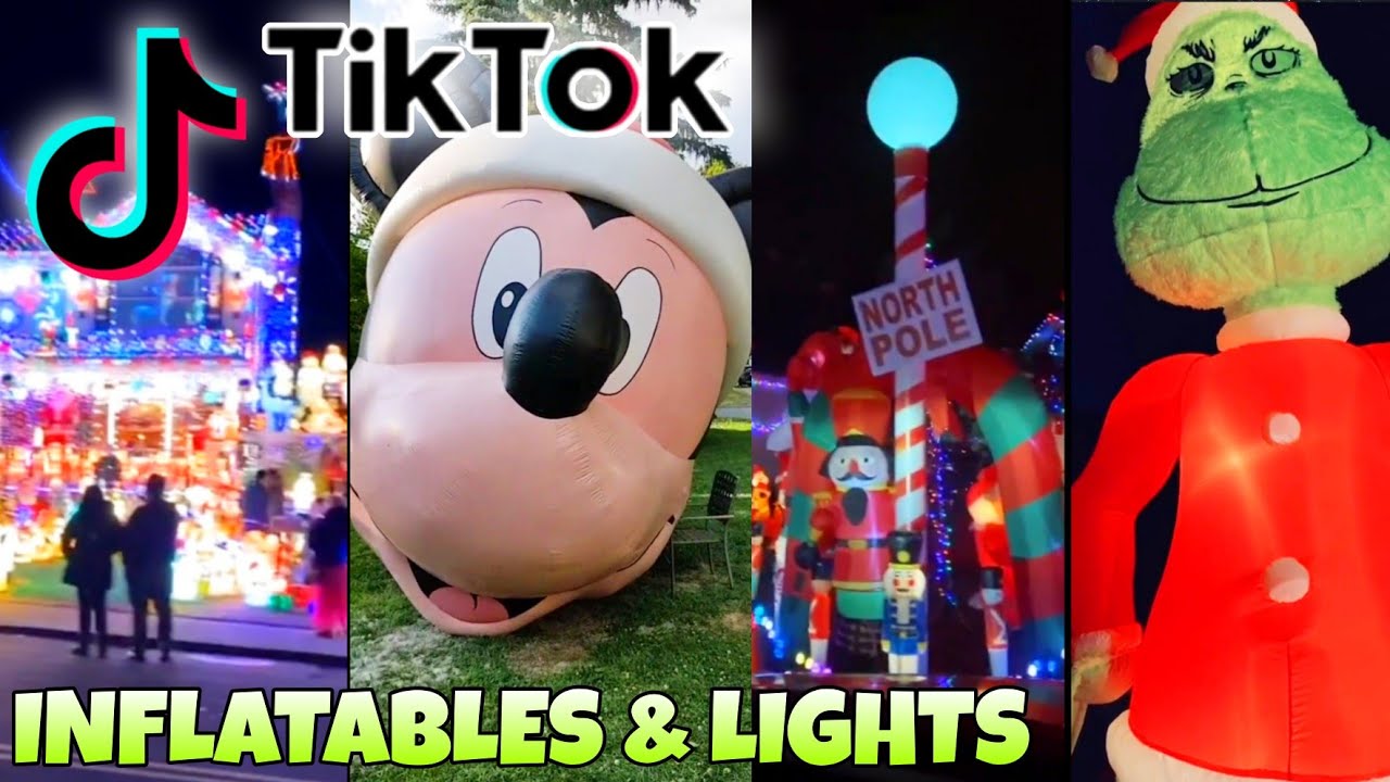 TIK TOK Christmas Inflatables & Lights Displays 2020 Funny & Amazing Compilation Video