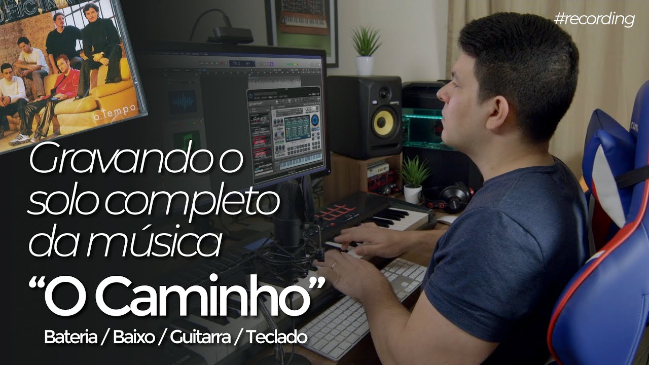 Gravando o solo da música O Caminho (Oficina G3) usando apenas a SYNTHAGE 1.4