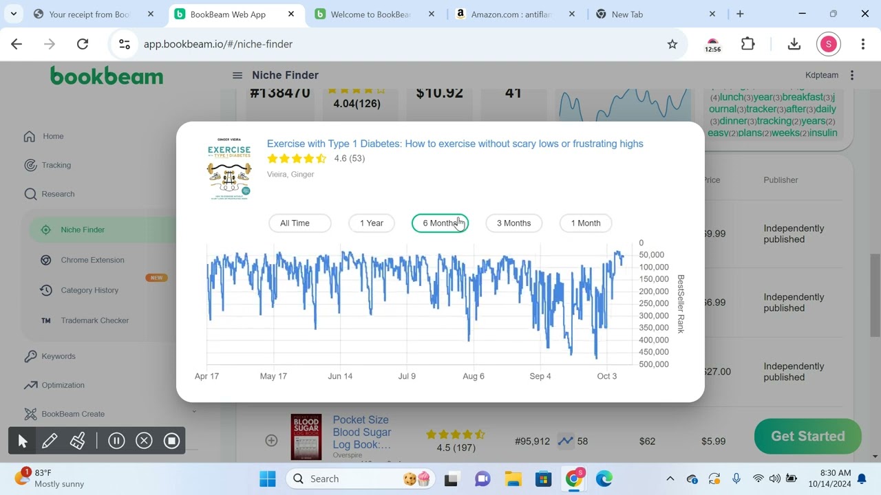 BookBeam: How to use the keyword research features for amazon KDP