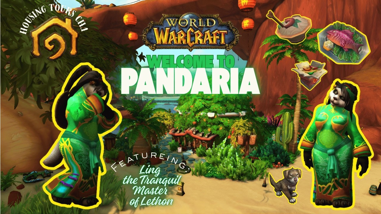 Ultimate Pandaren Themed WoW Housing Tour!