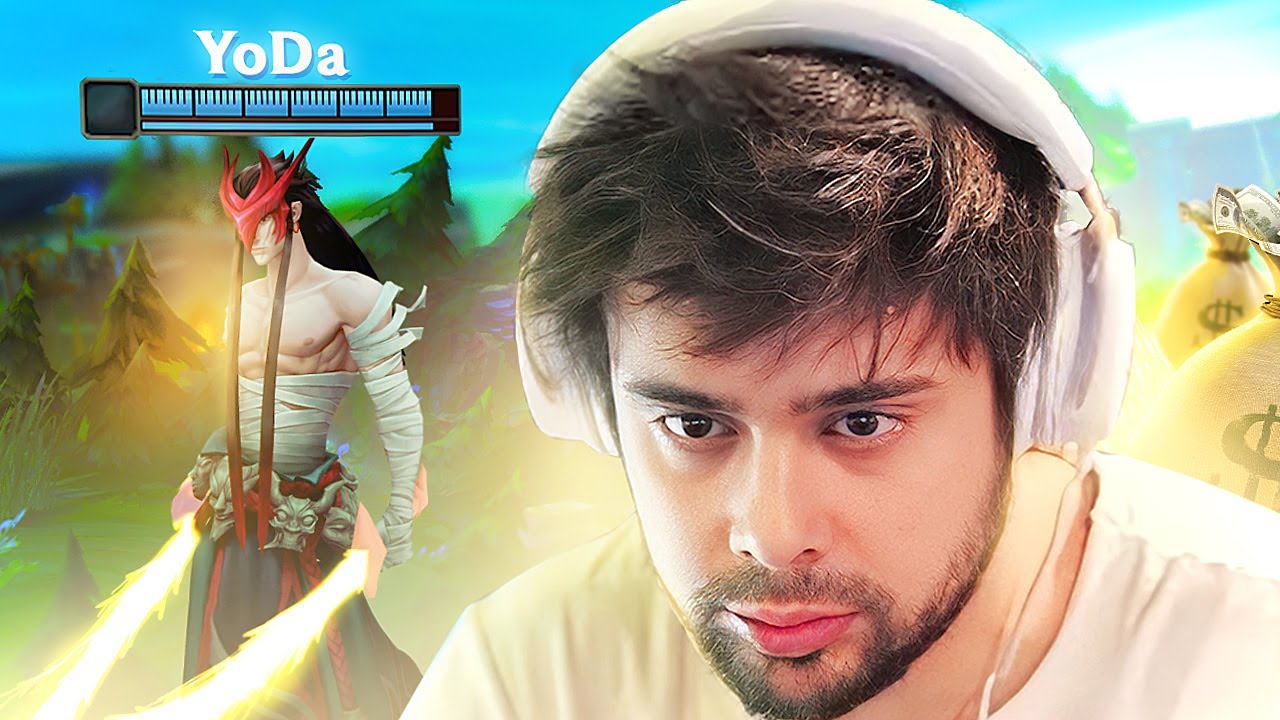 QUANDO O YODA JOGA TRYHARD,  LOL VALENDO DINHEIRO